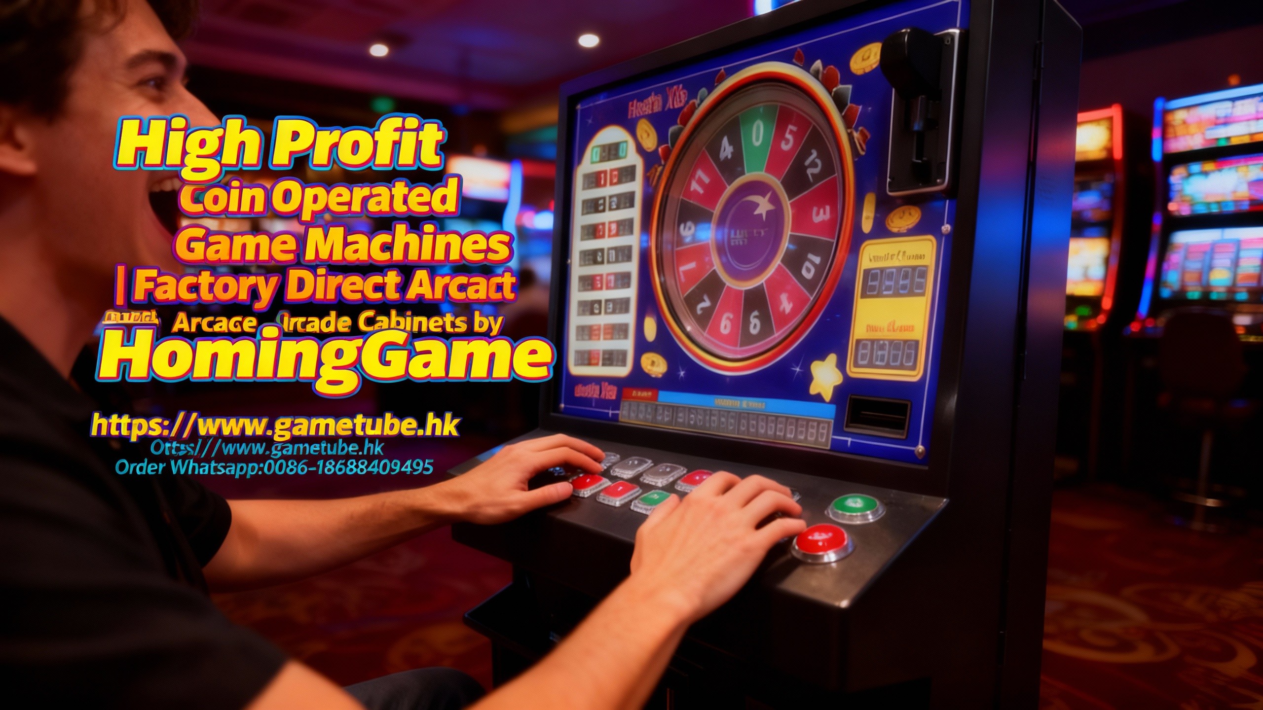 Factory Direct Coin Operated Arcade Game Machines & Cabinets | High Profit Models by HomingGame Factory Direct Coin Operated Arcade Game Machines & Cabinets | High Profit Models by HomingGame
