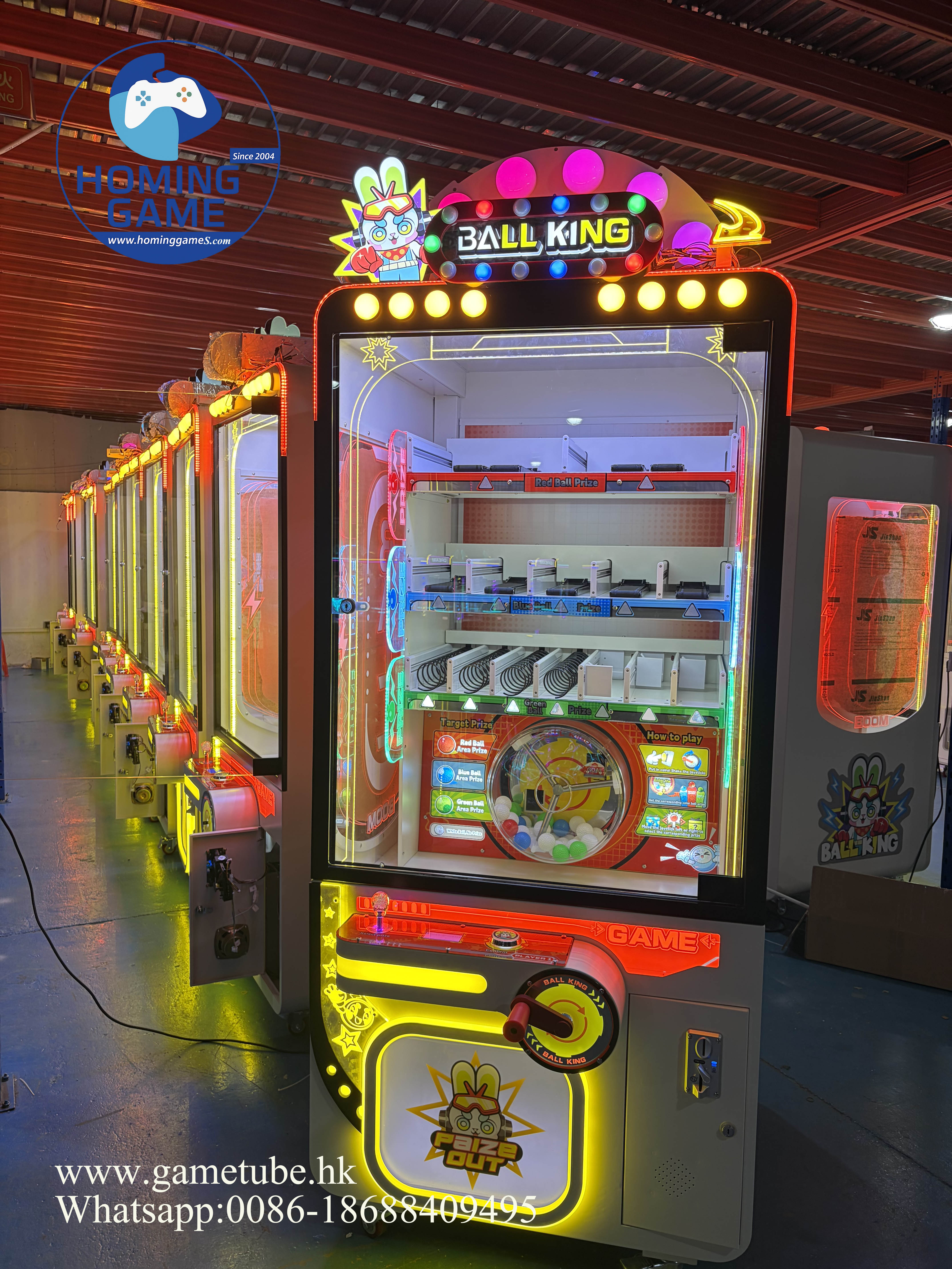Ball King Prize Game Machine Hot Sale by HomingGame | High Profit Redemption Game 2025 Ball King Prize Game Machine Hot Sale by HomingGame | High Profit Redemption Game 2025