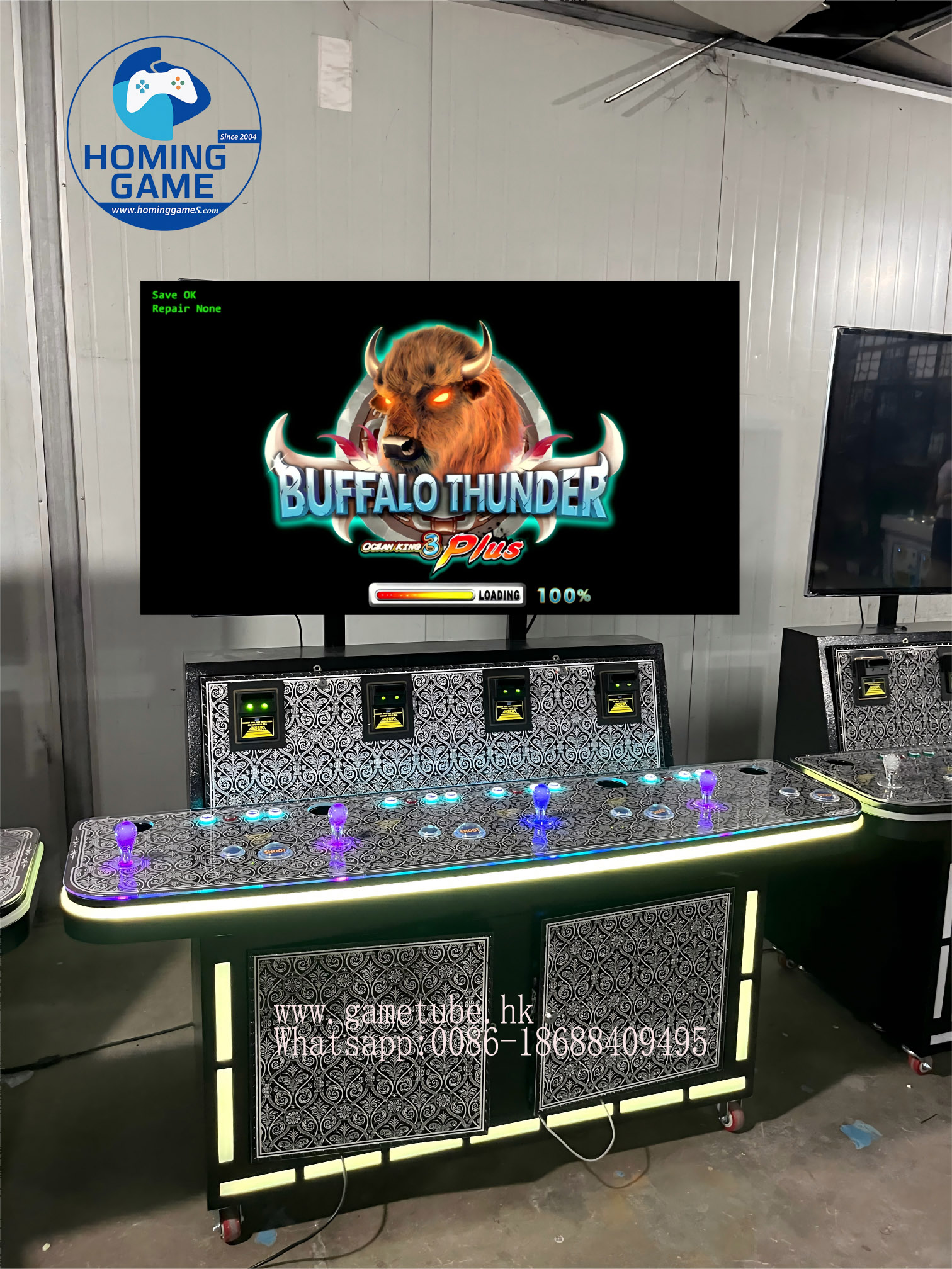 HomingGame Factory USA Hot Sale 4 Player Ocean King 3 Plus Fish Table Arcade Game Machine - High Profit Skill-Based Video Redemption Shooting Game HomingGame Factory USA Hot Sale 4 Player Ocean King 3 Plus Fish Table Arcade Game Machine - High Profit Skill-Based Video Redemption Shooting Game