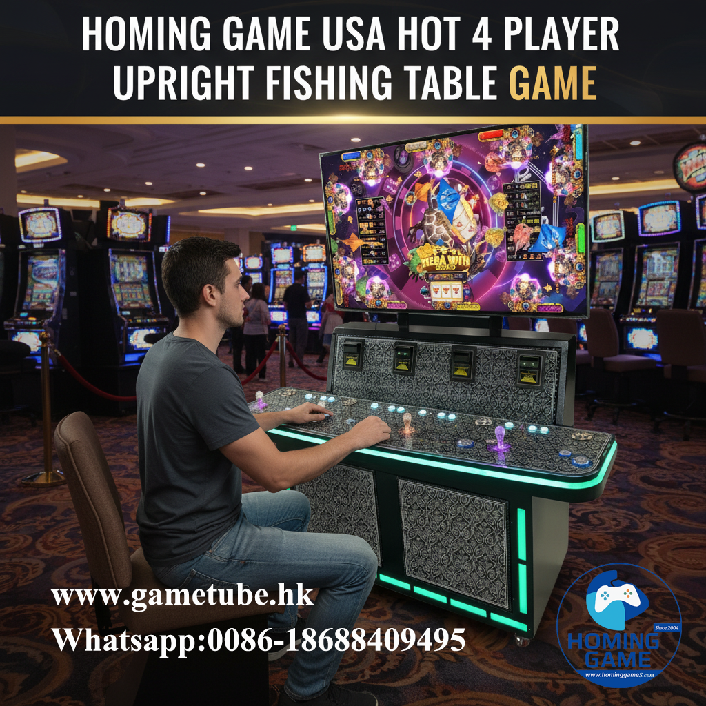 HomingGame Factory America Best Selling 4 Player Upright Fishing Game Machine — Commercial Fishing Table Game Machine | OEM Fishing Game Supplier HomingGame Factory America Best Selling 4 Player Upright Fishing Game Machine — Commercial Fishing Table Game Machine | OEM Fishing Game Supplier