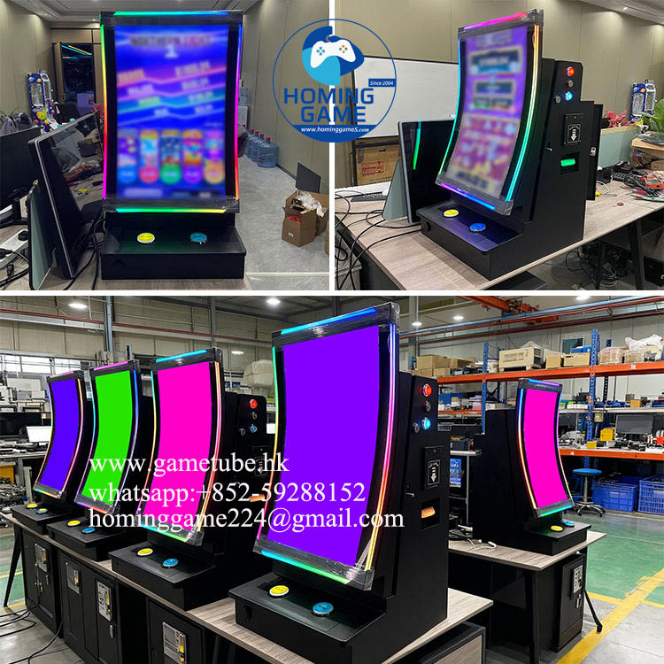 Wholesale OEM/ODM 27 Inch Curved Screen Slot Game Machine – Table Top Touch Screen Skill Slot & Casino Game Cabinet Shell for Bar, Pub, and Arcade Centers