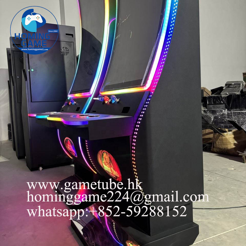 HomingGame Factory 43 Inch J Type Vertical Screen Slot Game Machine – Complete Arcade Cabinet with Multiple 5-in-1 Slot Game Motherboard & Smart Cash Acceptor