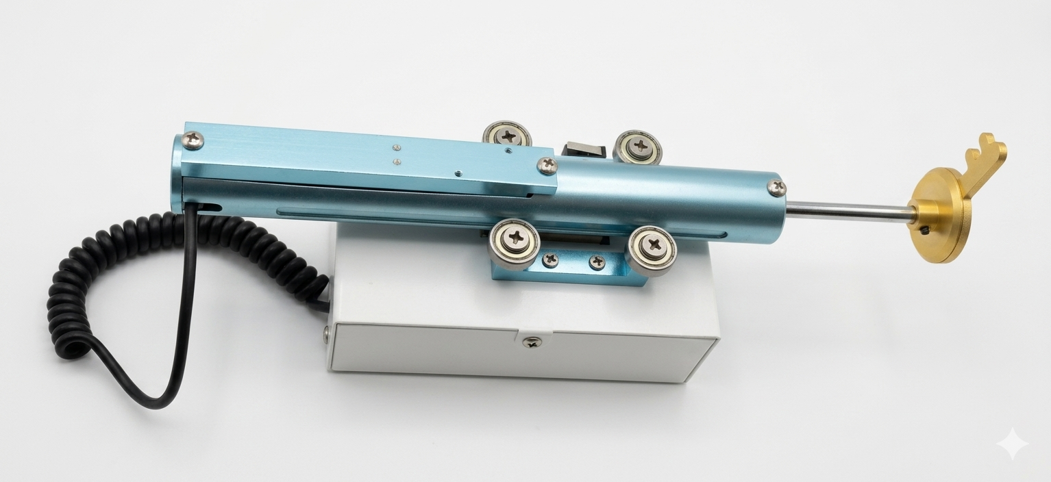 Complete Key Master Arcade Key Box Mechanism | Blue Metal Prize Push Assembly for Arcade Claw Games | HomingGame Factory Direct Complete Key Master Arcade Key Box Mechanism | Blue Metal Prize Push Assembly for Arcade Claw Games | HomingGame Factory Direct