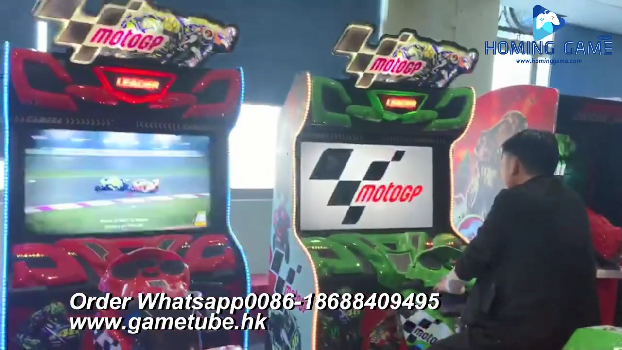 2026 HomingGame Moto GP Racing Simulator Arcade Game Machine | 42″ HD Motorcycle Racing Simulator | Multiplayer Linkable | Wind & Camera FX 2026 HomingGame Moto GP Racing Simulator Arcade Game Machine | 42″ HD Motorcycle Racing Simulator | Multiplayer Linkable | Wind & Camera FX