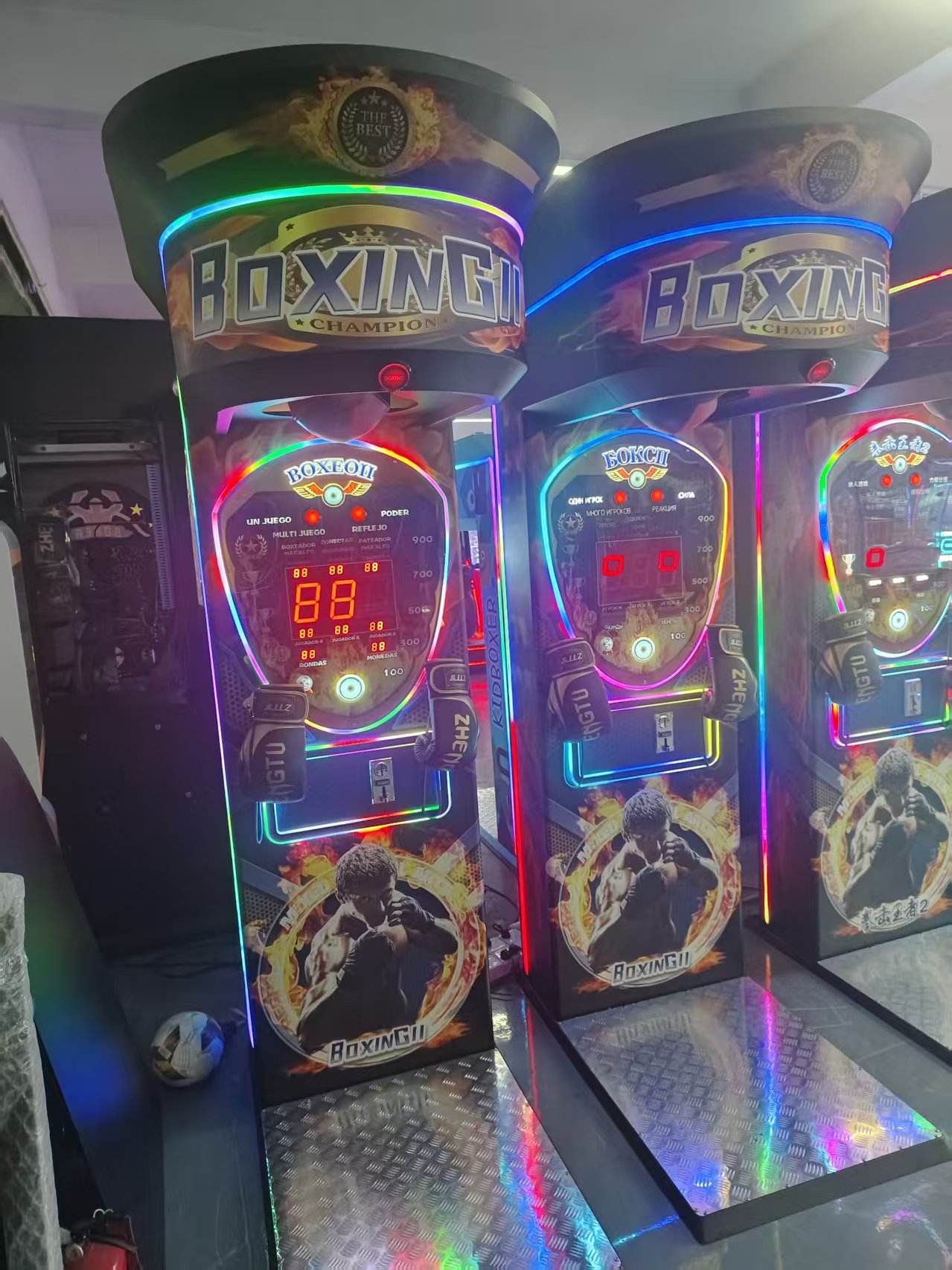 2026 Commercial Coin-Operated Boxing Arcade Machine – Heavy Duty Punching & Kicking Power Test Game for Entertainment Centers & Malls
