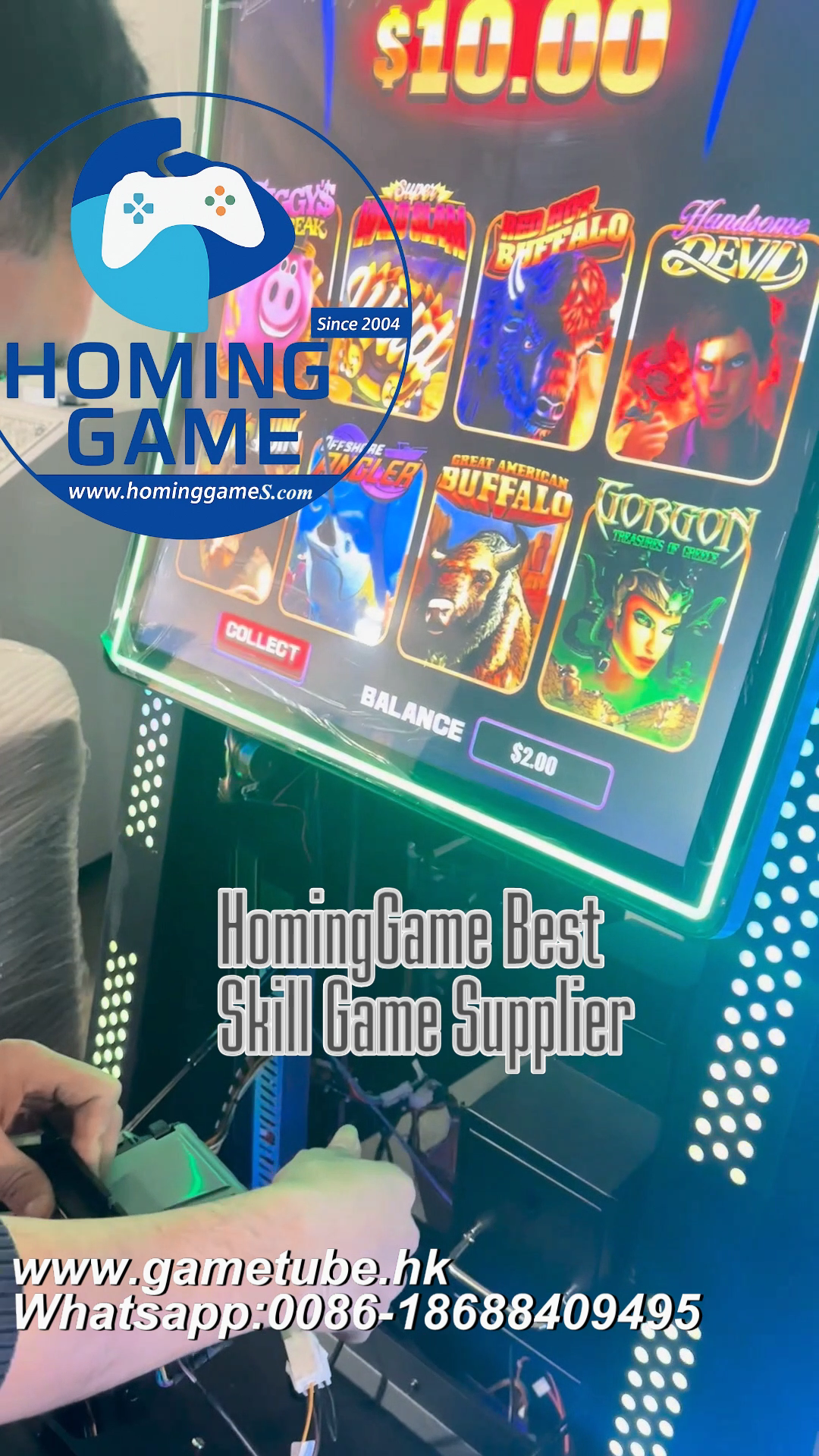 HomingGame Factory 43 Inch Skill Slot Table Game Machine | Commercial Slot Game & Fishing Table Game Machine for Arcade | Fusion Plus System | OEM ODM HomingGame Factory 43 Inch Skill Slot Table Game Machine | Commercial Slot Game & Fishing Table Game Machine for Arcade | Fusion Plus System | OEM ODM