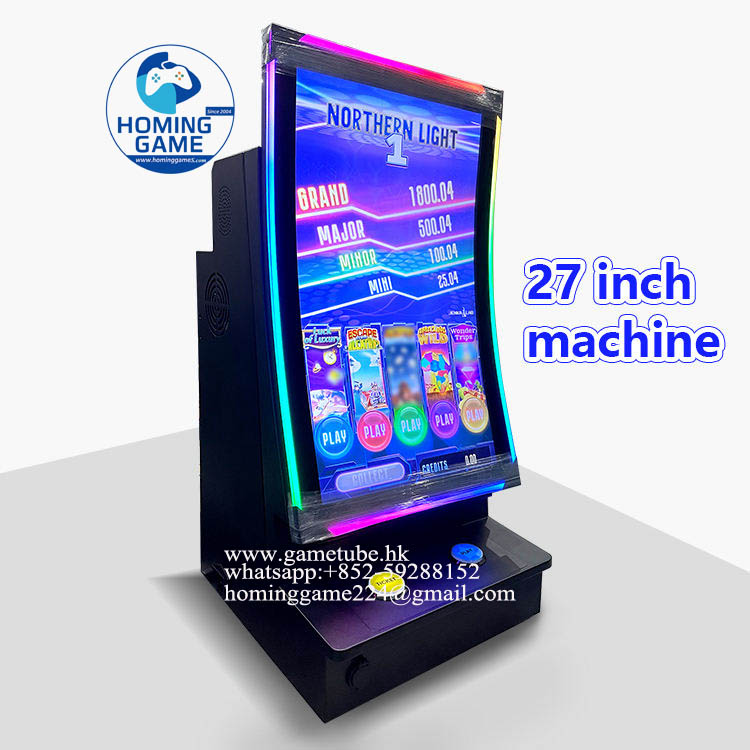 Wholesale OEM/ODM 27 Inch Curved Screen Slot Game Machine – Table Top Touch Screen Skill Slot & Casino Game Cabinet Shell for Bar, Pub, and Arcade Centers