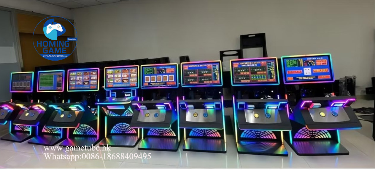 HomingGame 2026 Deluxe POG Slot Table Machine - 27-Inch Curved Touch Screen POG Slot Cabinet - Professional Pot-of-Gold Skill Game Machine with Bill Acceptor & Printer - High-Profit POG Slot Table for US Market HomingGame 2026 Deluxe POG Slot Table Machine - 27-Inch Curved Touch Screen POG Slot Cabinet - Professional Pot-of-Gold Skill Game Machine with Bill Acceptor & Printer - High-Profit POG Slot Table for US Market