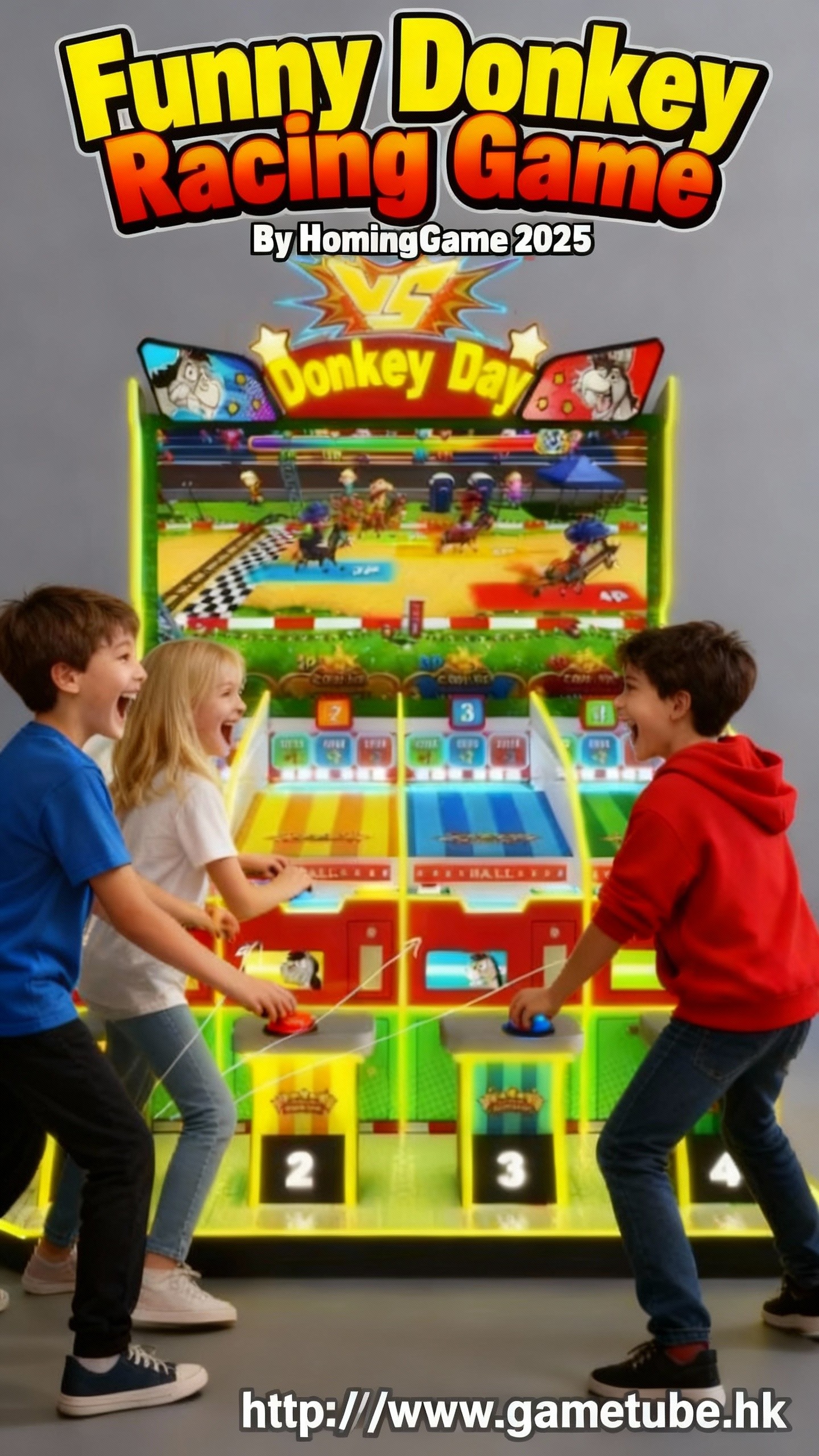 2025 New Donkey Day Racing Arcade Game Machine | Coin Operated Horse Racing Fun by HomingGame 2025 New Donkey Day Racing Arcade Game Machine | Coin Operated Horse Racing Fun by HomingGame