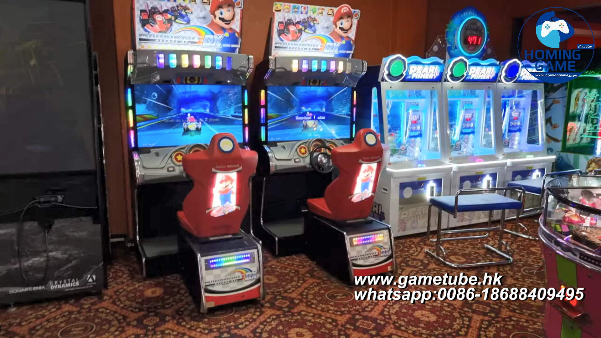 Mario Kart Arcade GP DX Racing Car Game Machine | 42" HD Display, 2-Player Linkable Arcade Simulator for Game Center | 2026 New Edition by HomingGame Mario Kart Arcade GP DX Racing Car Game Machine | 42" HD Display, 2-Player Linkable Arcade Simulator for Game Center | 2026 New Edition by HomingGame