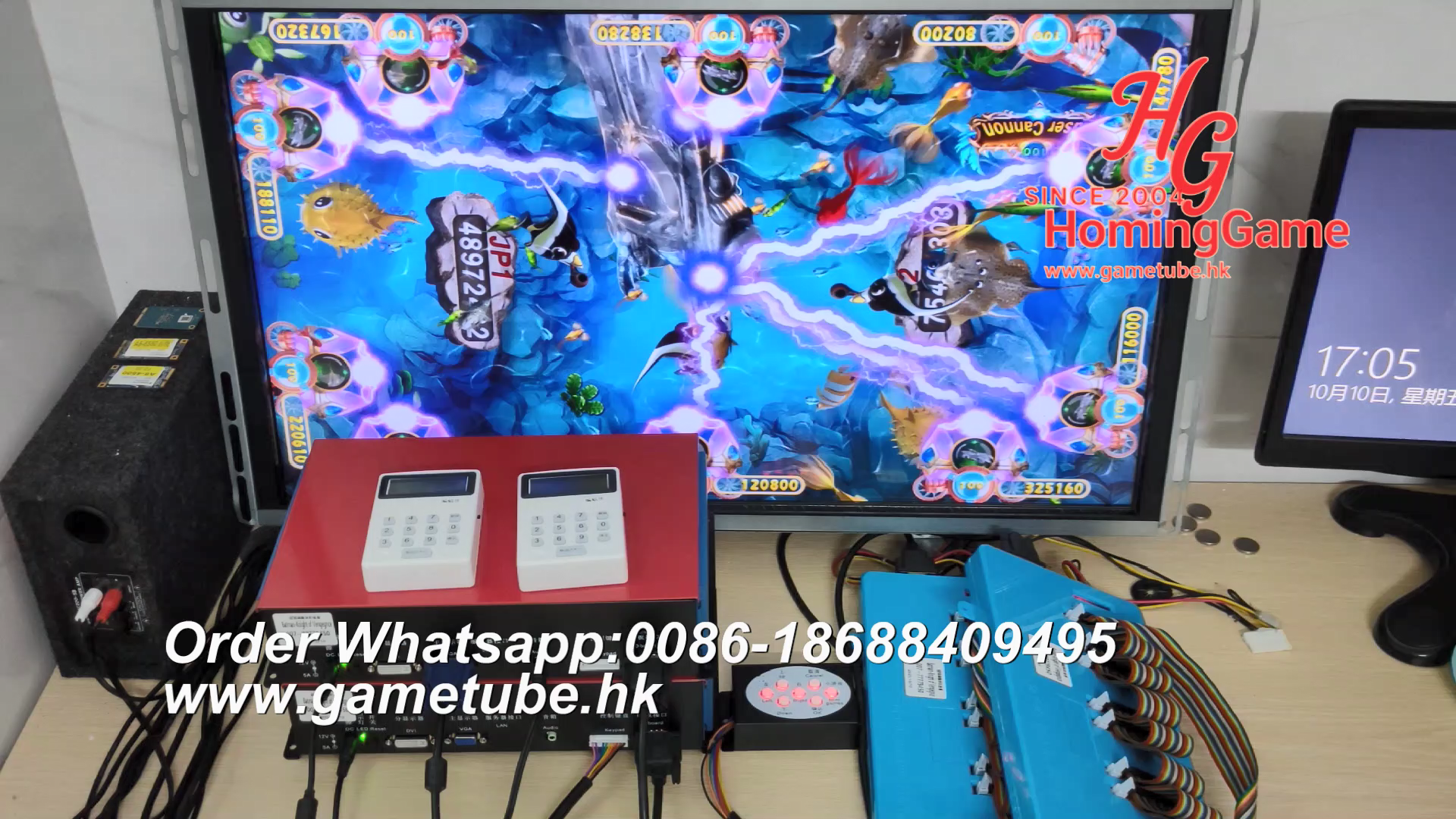 Testing Batman Knight of Vengeance Fishing Game Motherboard Kits Before Shipping to USA | HomingGame Factory Test