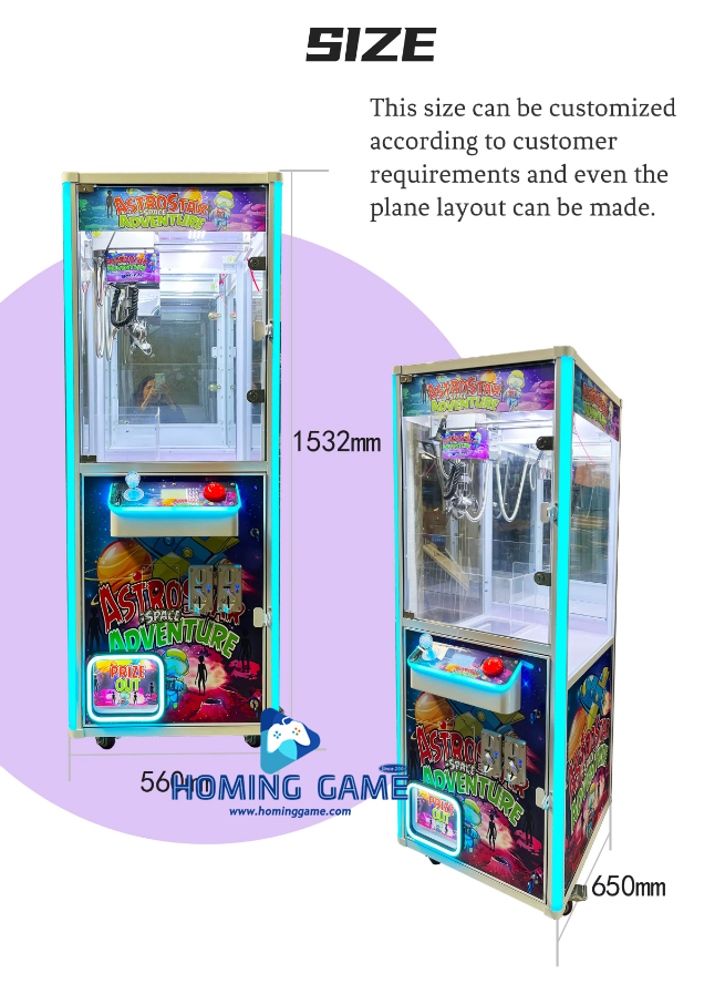 Astros Star Adventure Claw Machine