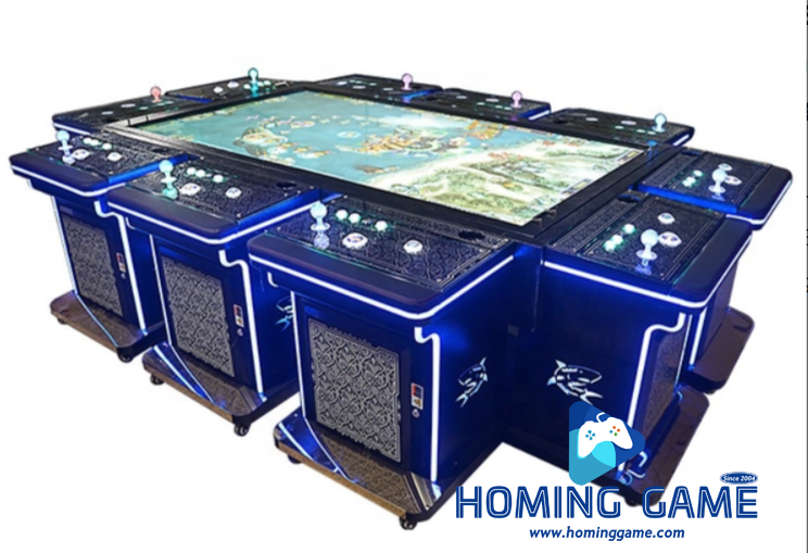HomingGame Blue Color 10 players Fish Tables Fish Table Cabinet Fish Game Machine Table For Sale HomingGame Blue Color 10 players Fish Tables Fish Table Cabinet Fish Game Machine Table For Sale