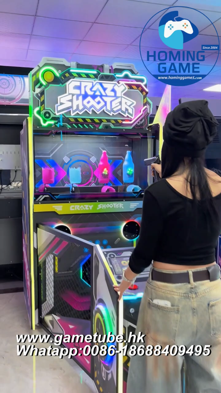 Crazy Shooter Gun Shooting Arcade Game Machine | Fast Gunman Shooting Game for Sale | HomingGame Factory Direct
