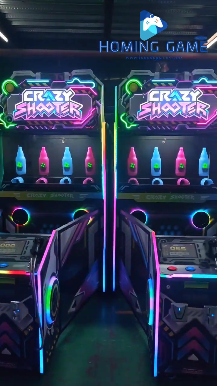 HomingGame Workshop Tour | Crazy Shooter Coin Operated Gun Shooting Arcade Machine