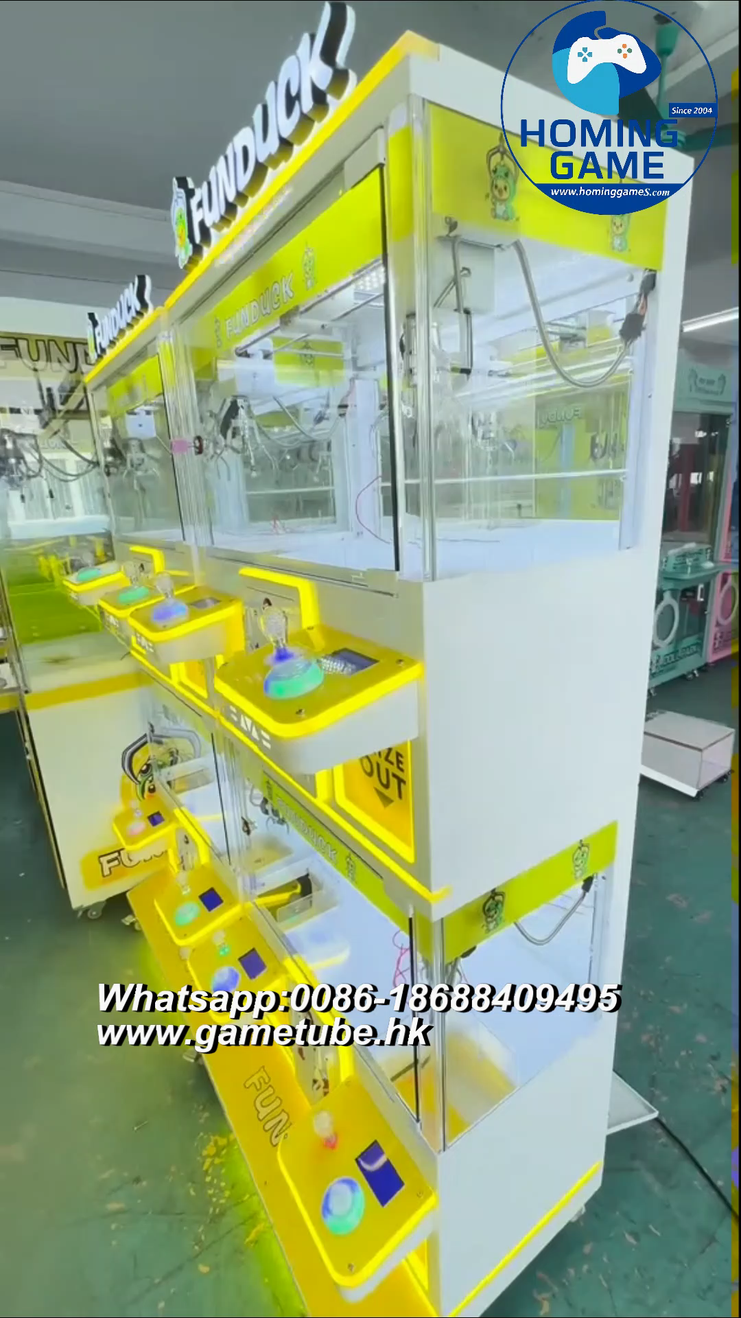 120 Crane Claw Machines Ready for USA! HomingGame Holiday Shipment Test Run #cranemachine 120 Crane Claw Machines Ready for USA! HomingGame Holiday Shipment Test Run #cranemachine