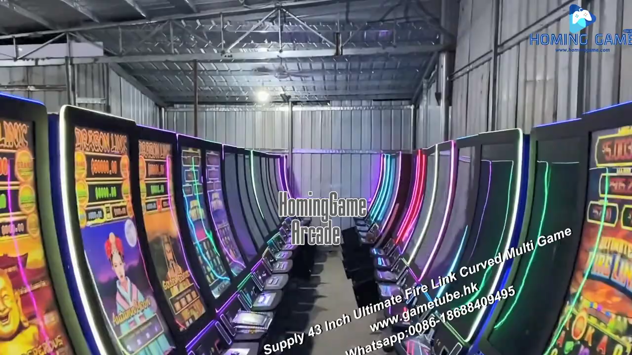 Factory Direct Supply 43 Inch Ultimate Fire Link Curved Multi Game Vertical Touch Screen Fire Link Games Machines For Sale by HomingGame Factory Direct Supply 43 Inch Ultimate Fire Link Curved Multi Game Vertical Touch Screen Fire Link Games Machines For Sale by HomingGame