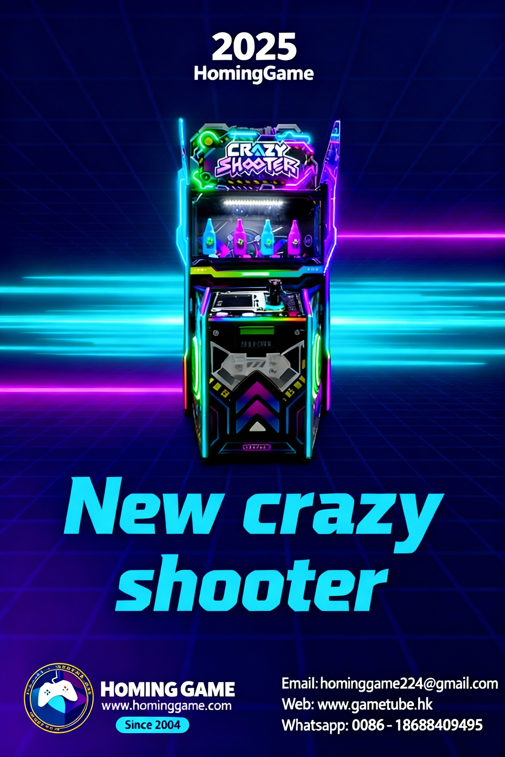 crazy shooter gun shooting simulator game machine by HomingGame