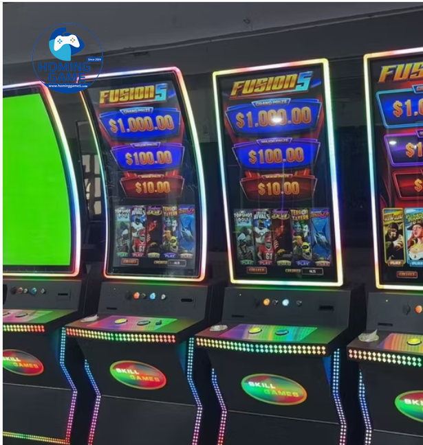 HomingGame 43-Inch Curved Touch Monitor Skill Game Slot Machine - Deluxe 4K Curved Screen Skill Game Machine - Vertical Casino Slot Cabinet with 43" Curved Touch Screen for US Market - Professional High-Profit Skill Game Cabinet Manufacturer HomingGame 43-Inch Curved Touch Monitor Skill Game Slot Machine - Deluxe 4K Curved Screen Skill Game Machine - Vertical Casino Slot Cabinet with 43" Curved Touch Screen for US Market - Professional High-Profit Skill Game Cabinet Manufacturer