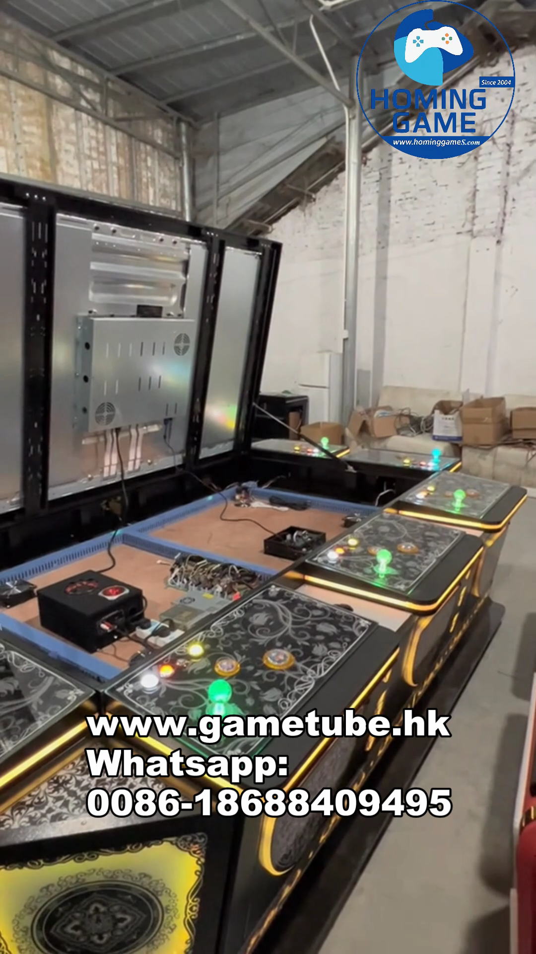 High-Profit 8 & 10 Player Ocean King Fishing Table Machines | HomingGame Factory(Order Call Whatsapp:0086-18688409495)