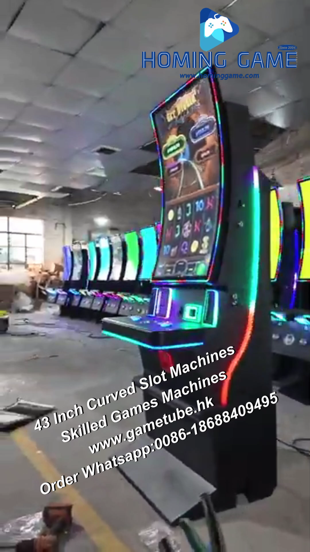 USA Hot 43 Inch Curved Slot Machines Skilled Games Machines Made in China For Sale by HomingGame USA Hot 43 Inch Curved Slot Machines Skilled Games Machines Made in China For Sale by HomingGame