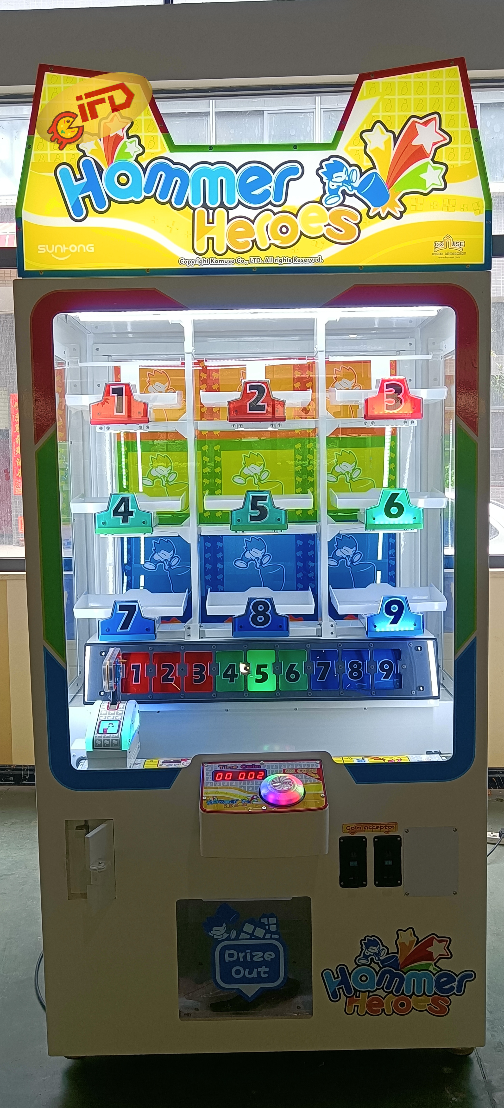 HomingGame Coin Operated Games Skill Prize Gift Toy Game Vending Machine Hammer Hero Axe Master Arcade Game Machine for Sale HomingGame Coin Operated Games Skill Prize Gift Toy Game Vending Machine Hammer Hero Axe Master Arcade Game Machine for Sale