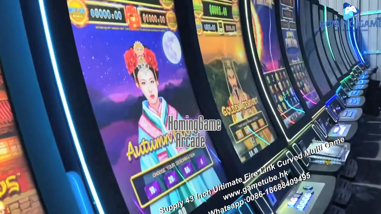 Factory Direct Supply 43 Inch Ultimate Fire Link Curved Multi Game Vertical Touch Screen Fire Link Games Machines For Sale by HomingGame Factory Direct Supply 43 Inch Ultimate Fire Link Curved Multi Game Vertical Touch Screen Fire Link Games Machines For Sale by HomingGame