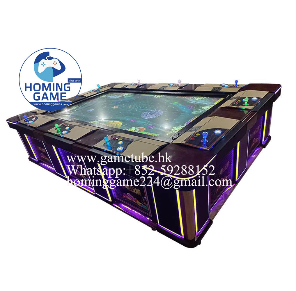 HomingGame Factory Custom 4/6/8/10 Players Multi Fish Game Table Fish Hunter Arcade Machine High Profit Skill Gambling Game Board for Amusement Center