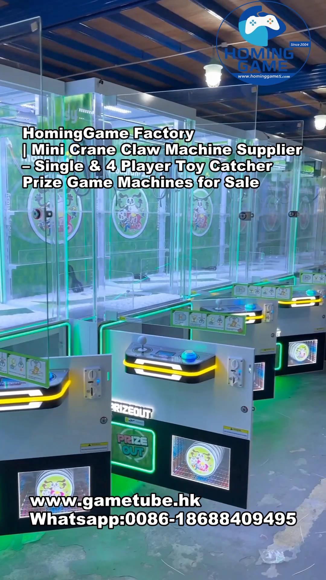 2025 New Mini Crane Claw Machines | HomingGame Factory Toy Catcher Game Supplier 2025 New Mini Crane Claw Machines | HomingGame Factory Toy Catcher Game Supplier