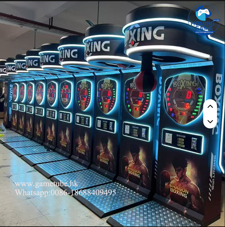 HomingGame Ultimate Big Punch Boxing Game Machine Coin Operated Ticket Redemption Boxer Fighter Game Machine with Punch Bag for Arcade Game Center HomingGame Ultimate Big Punch Boxing Game Machine Coin Operated Ticket Redemption Boxer Fighter Game Machine with Punch Bag for Arcade Game Center