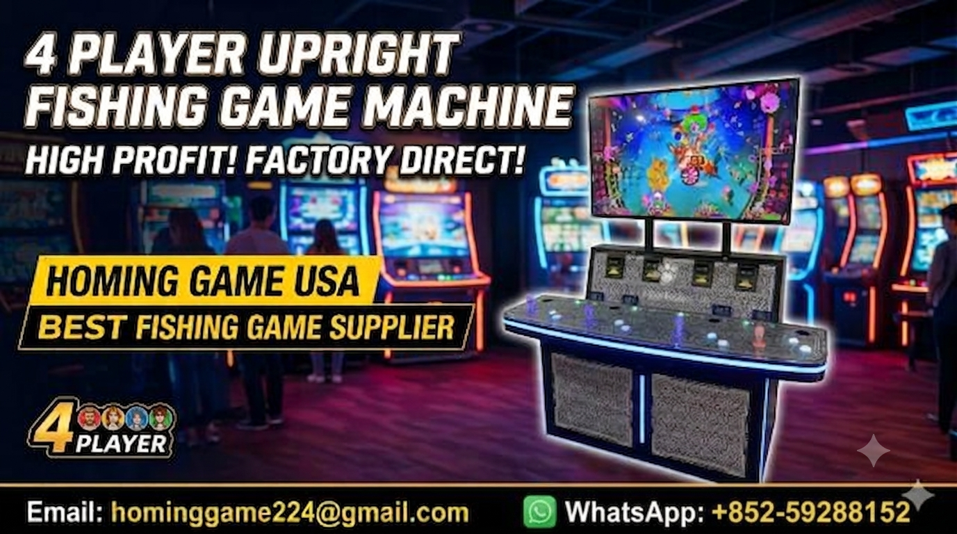 Factory Direct 4-Player Fishing Game Table - Industrial Grade Ocean-Style Skill Arcade Machine by HomingGame Factory Direct 4-Player Fishing Game Table - Industrial Grade Ocean-Style Skill Arcade Machine by HomingGame