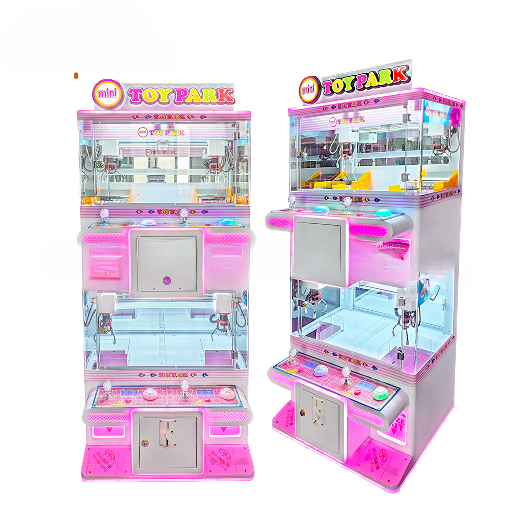 Top 4-Player Coin Operated Claw Machine | Mini Toy Park Metal Crane Arcade Game by HomingGame