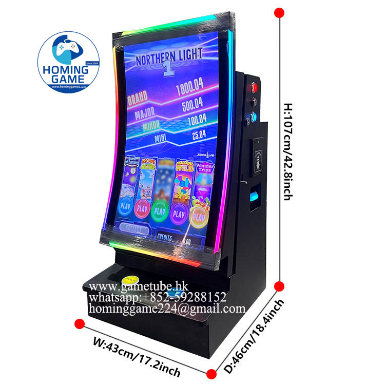 Wholesale OEM/ODM 27 Inch Curved Screen Slot Game Machine – Table Top Touch Screen Skill Slot & Casino Game Cabinet Shell for Bar, Pub, and Arcade Centers