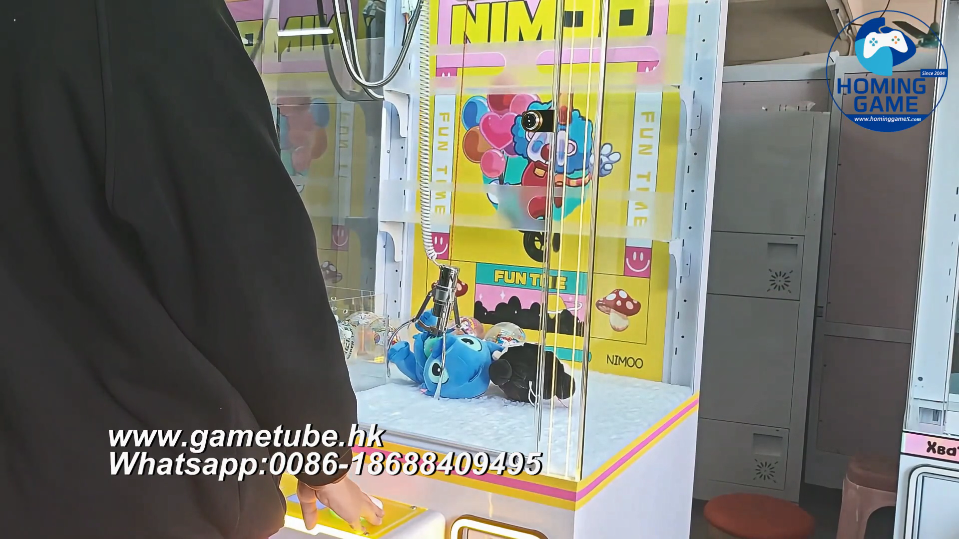 HomingGame 2026 Popular Fun Time 32″ Big Claw Prize Crane Machine | Commercial Arcade Claw Crane | LED Lights | Coin/Bill/Card Payment HomingGame 2026 Popular Fun Time 32″ Big Claw Prize Crane Machine | Commercial Arcade Claw Crane | LED Lights | Coin/Bill/Card Payment