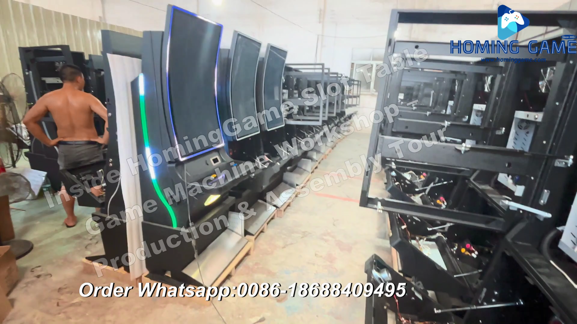 Inside HomingGame Factory Workshop – Slot Table Game Machine Production, Assembly & Testing Tour Inside HomingGame Factory Workshop – Slot Table Game Machine Production, Assembly & Testing Tour