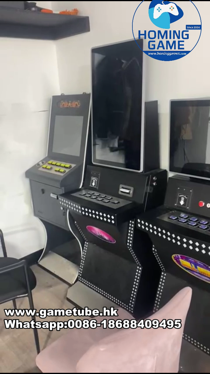 HomingGame Skill Slot Table Game Machine | 32 inch 36 inch 43 inch Straight and Curved | REAL USA Customer Location Display