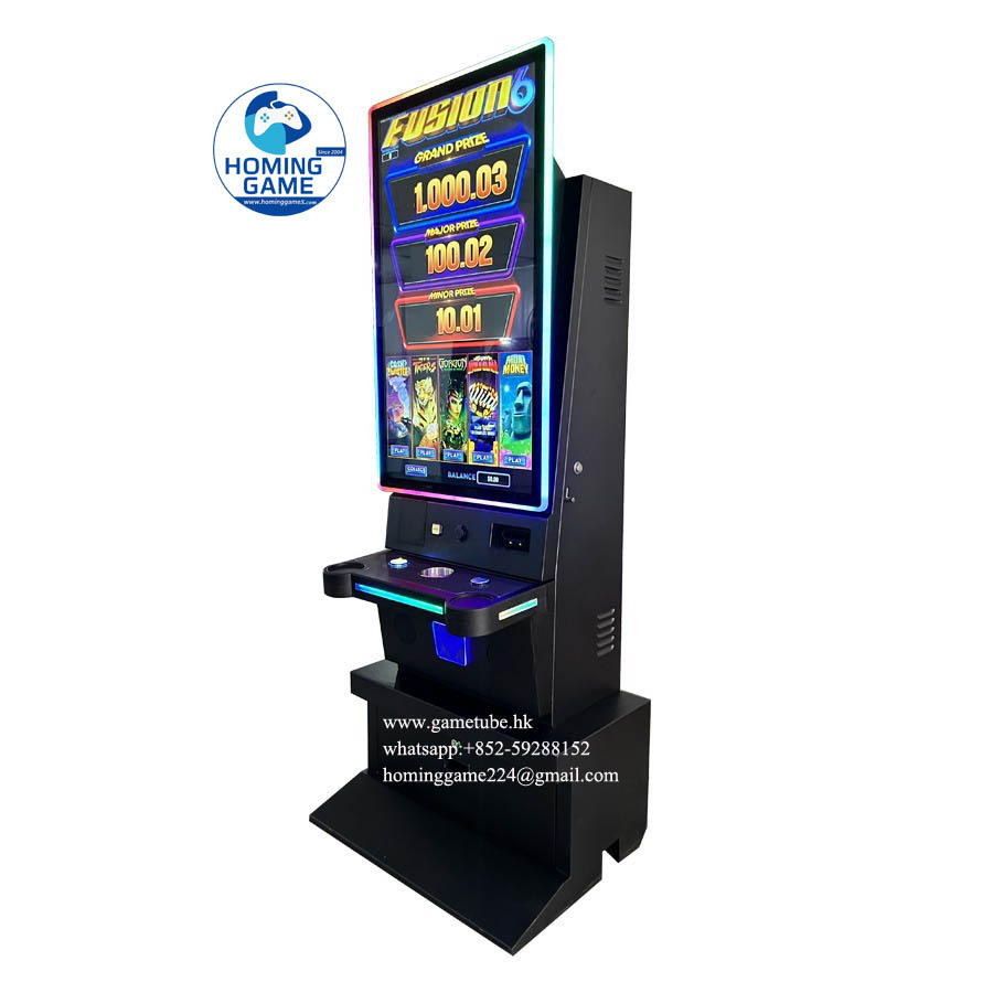 Wholesale 43 Inch Fusion 6 Vertical Touch Screen Skill Game Cabinet – Full Metal Arcade & Fishing Game Motherboard Kit Solution from HomingGame Factory
