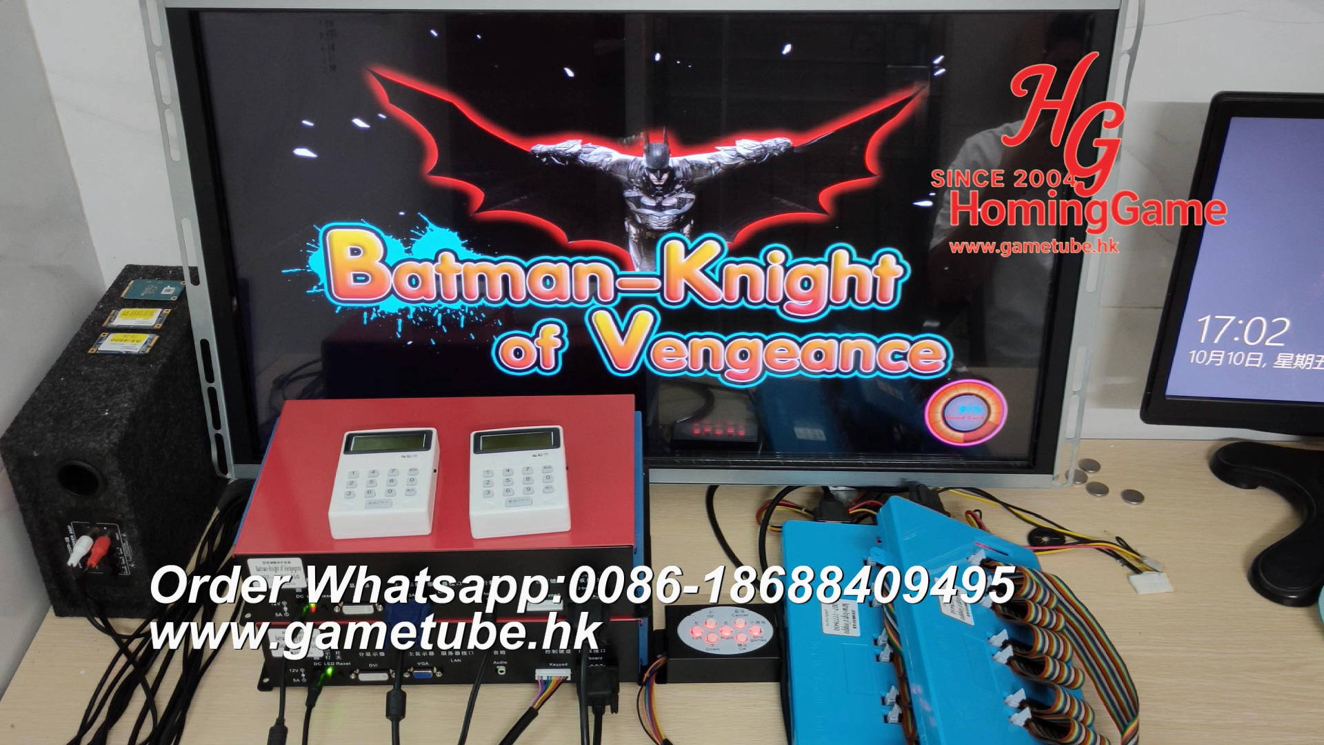 Testing Batman Knight of Vengeance Fishing Game Motherboard Kits Before Shipping to USA | HomingGame Factory Test