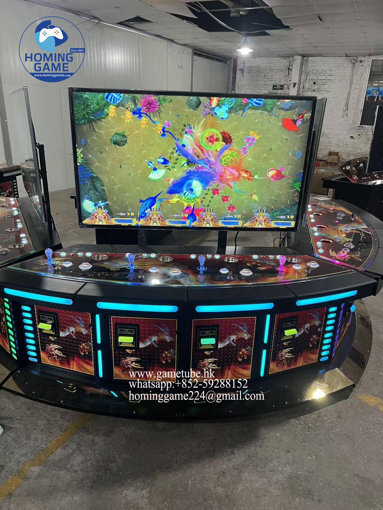 Wholesale 3 Player Fishing Table Arcade Fish Game Machine – 55-Inch Metal Cabinet, IGS Software, ICT Bill Acceptor & Custom Fish Games Board for Sale | HomingGame Factory Wholesale 3 Player Fishing Table Arcade Fish Game Machine – 55-Inch Metal Cabinet, IGS Software, ICT Bill Acceptor & Custom Fish Games Board for Sale | HomingGame Factory