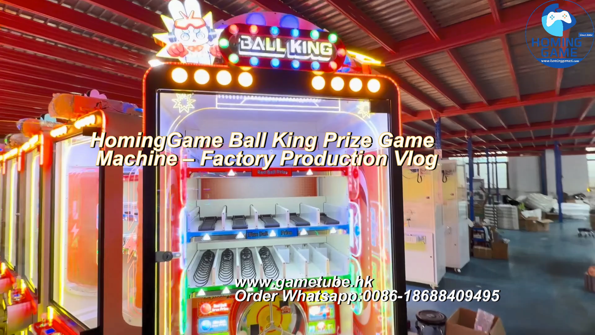 HomingGame Ball King Prize Game Machine – Factory Production Vlog HomingGame Ball King Prize Game Machine – Factory Production Vlog