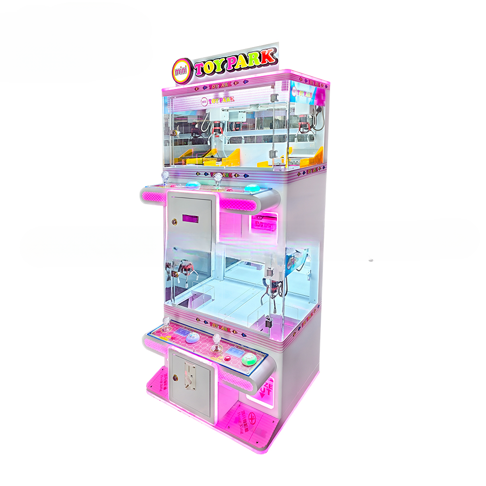 Top 4-Player Coin Operated Claw Machine | Mini Toy Park Metal Crane Arcade Game by HomingGame
