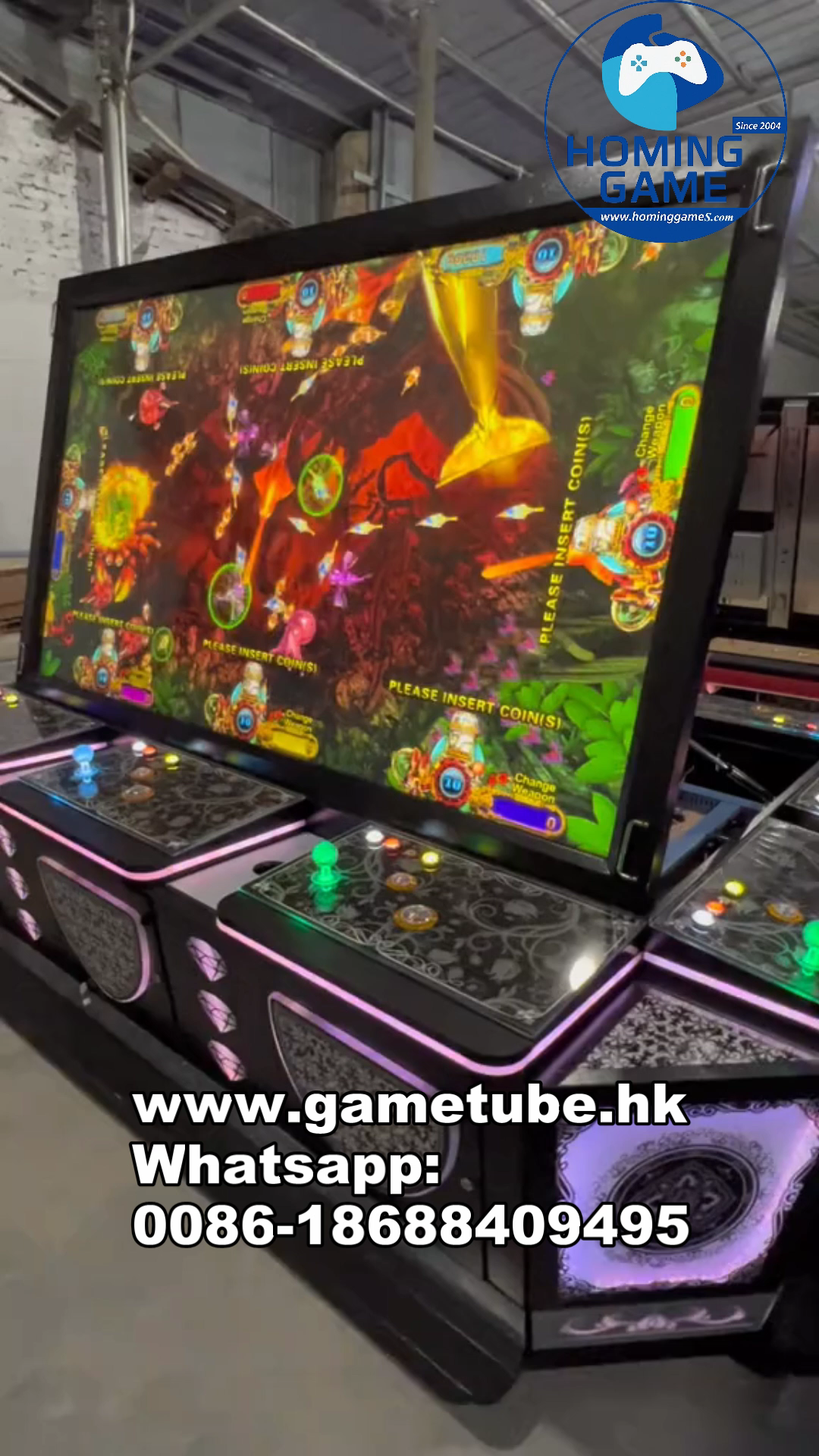 High-Profit 8 & 10 Player Ocean King Fishing Table Machines | HomingGame Factory(Order Call Whatsapp:0086-18688409495)