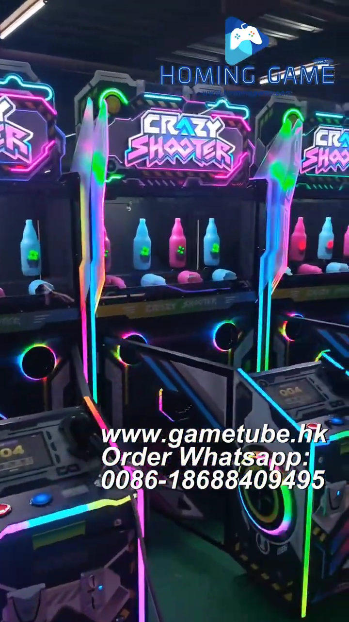 HomingGame Workshop Tour | Crazy Shooter Coin Operated Gun Shooting Arcade Machine