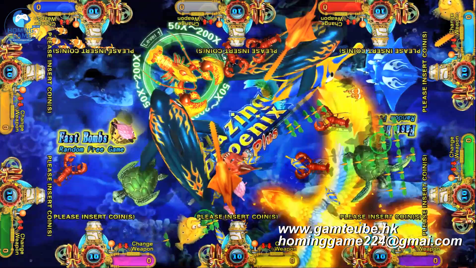 Ocean King 3 Plus Blazing Phoenix Arcade Fishing Game Machine | HomingGame Factory Ocean King 3 Plus Blazing Phoenix Arcade Fishing Game Machine | HomingGame Factory