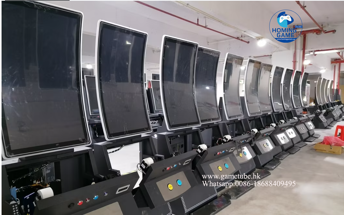 HomingGame 43-Inch Curved Touch Monitor Skill Game Slot Machine - Deluxe 4K Curved Screen Skill Game Machine - Vertical Casino Slot Cabinet with 43" Curved Touch Screen for US Market - Professional High-Profit Skill Game Cabinet Manufacturer HomingGame 43-Inch Curved Touch Monitor Skill Game Slot Machine - Deluxe 4K Curved Screen Skill Game Machine - Vertical Casino Slot Cabinet with 43" Curved Touch Screen for US Market - Professional High-Profit Skill Game Cabinet Manufacturer