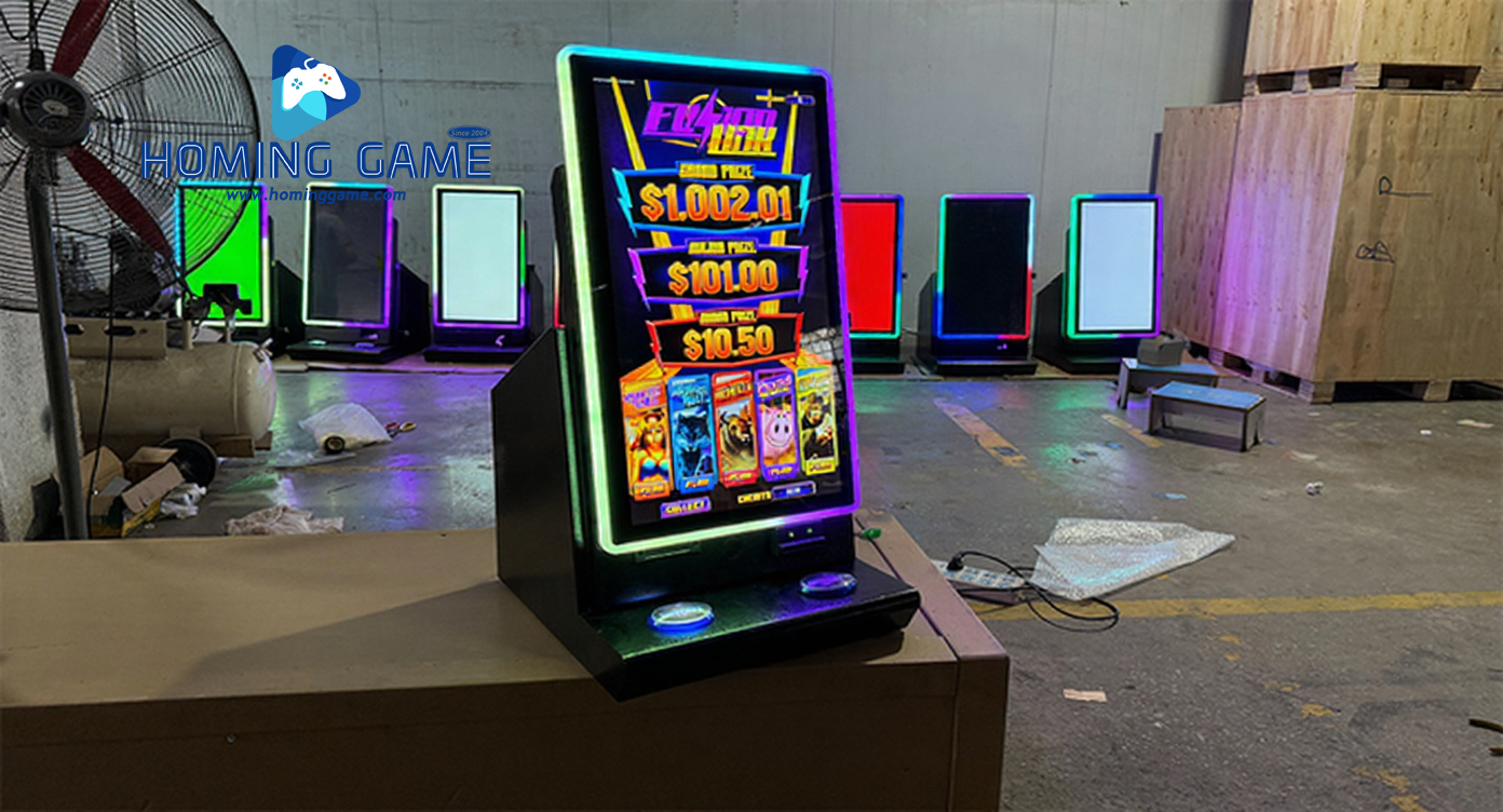 27 Inch Metal Stand Slot Game Cabinet | Factory Direct Skill Slot Machine by HomingGame 27 Inch Metal Stand Slot Game Cabinet | Factory Direct Skill Slot Machine by HomingGame