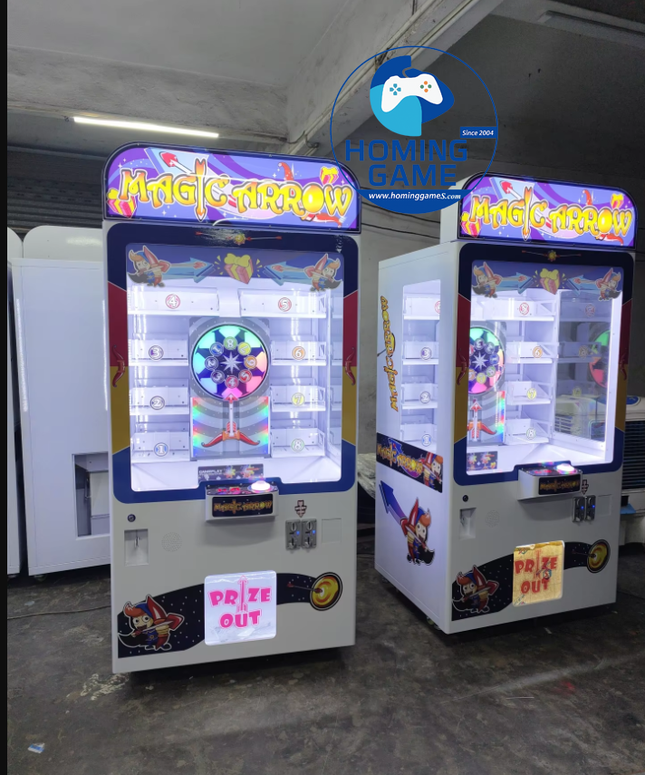 Magic Arrow Prize Game Machine – Skill-Based Arcade Prize Redemption Machine by HomingGame Magic Arrow Prize Game Machine – Skill-Based Arcade Prize Redemption Machine by HomingGame