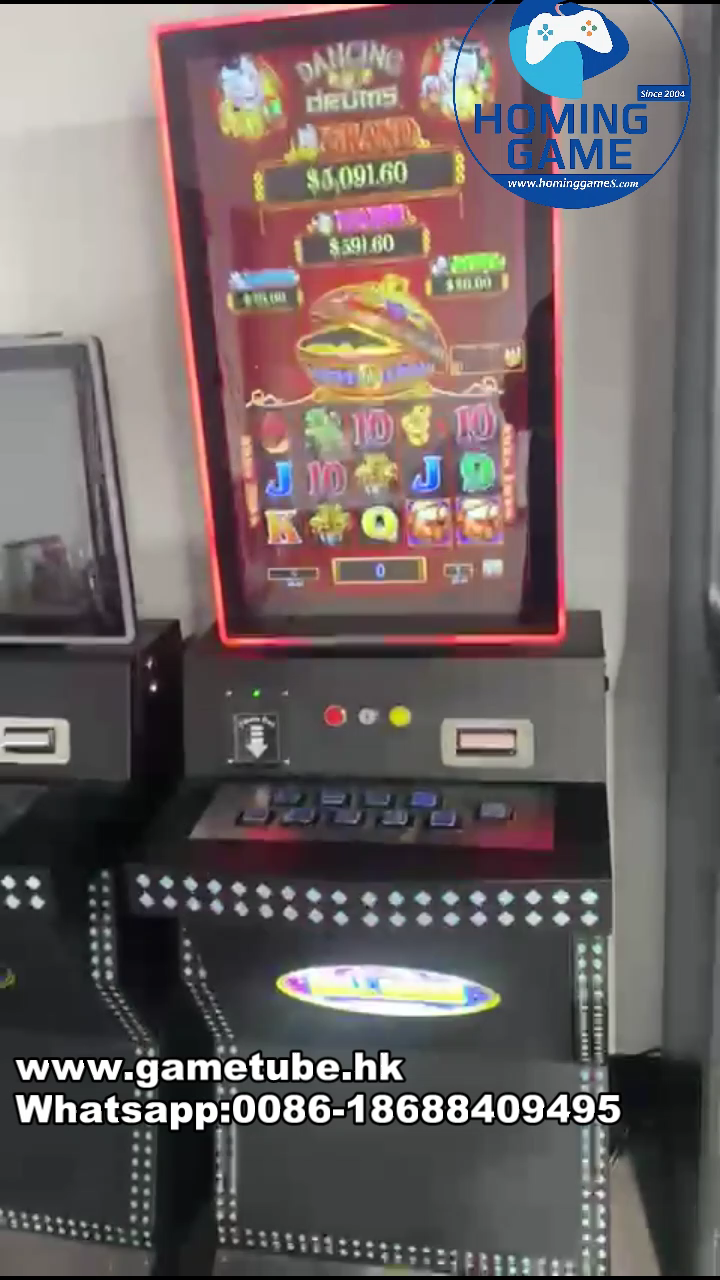 HomingGame Skill Slot Table Game Machine | 32 inch 36 inch 43 inch Straight and Curved | REAL USA Customer Location Display