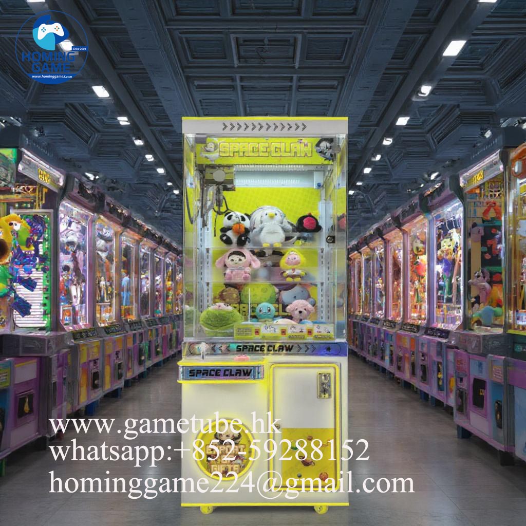 HomingGame Factory Direct Commercial Claw Machine – High-Profit Arcade Prize Crane with Customizable LED & Smart Payment System