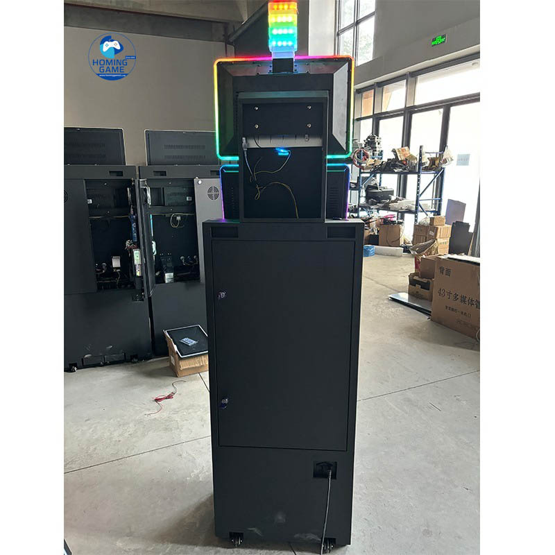 HomingGame 2026 Custom 32-Inch Curved Skill Game Cabinet – Industrial Vertical Touchscreen Arcade Machine for Gaming Centers